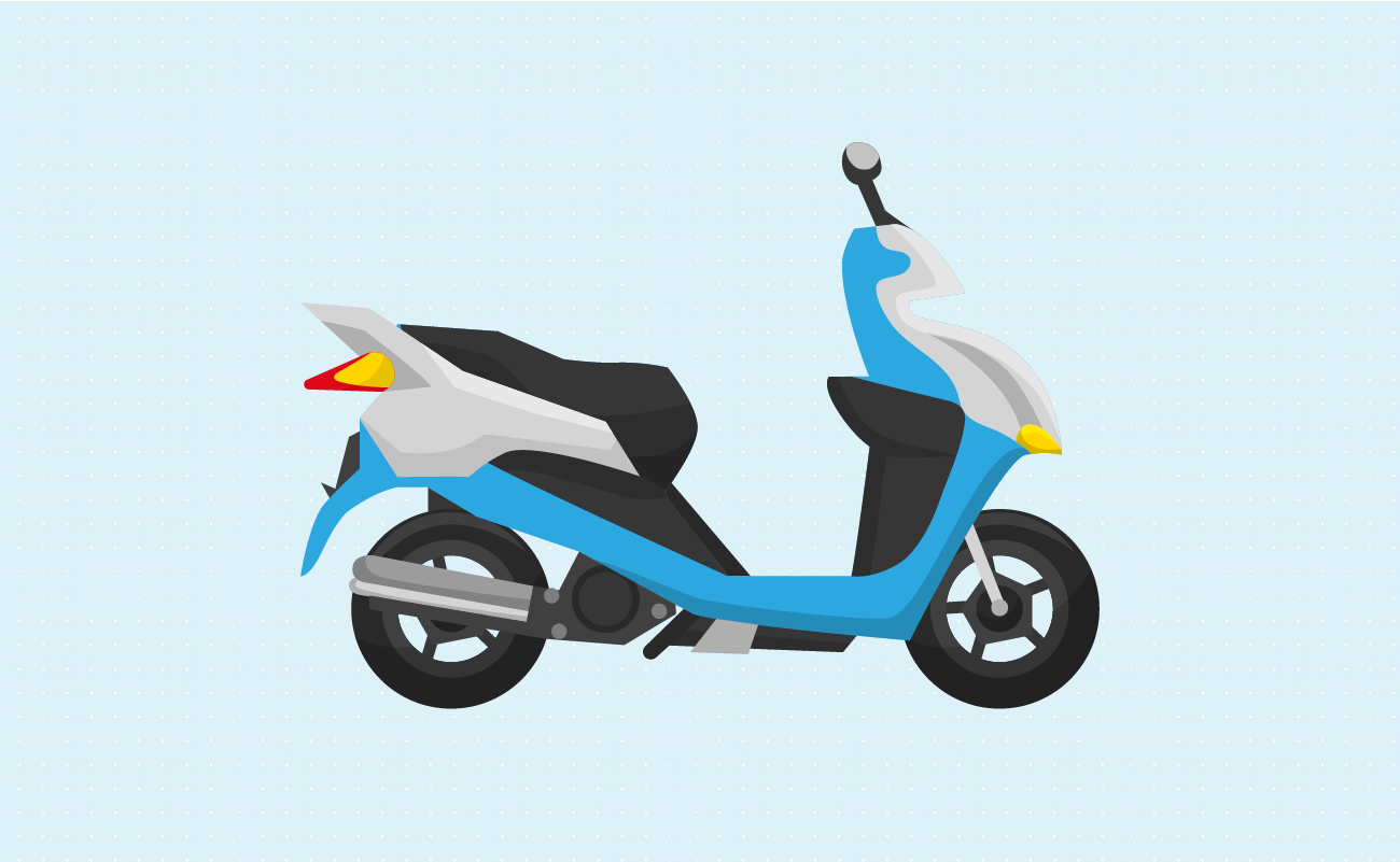 Illustration of a Scooter.