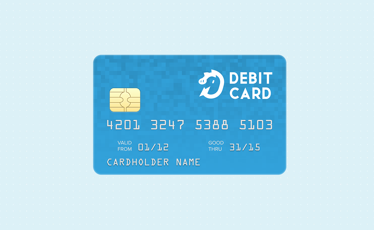 Use a debit card instead